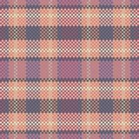 Checkered pattern background. fabric texture. Vector. vector