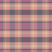 Checkered pattern background. fabric texture. Vector. vector