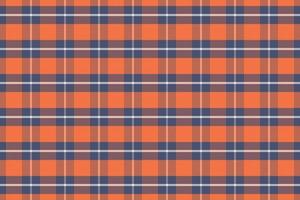 Tartan plaid pattern with texture and retro color. vector