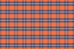 Tartan plaid pattern with texture and retro color. vector