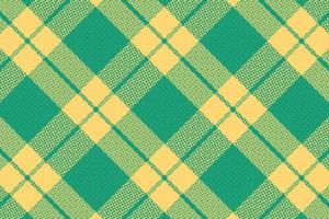 Tartan plaid pattern with texture and nature color. vector