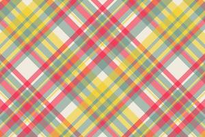 Tartan plaid pattern background. Textile texture. Vector. vector