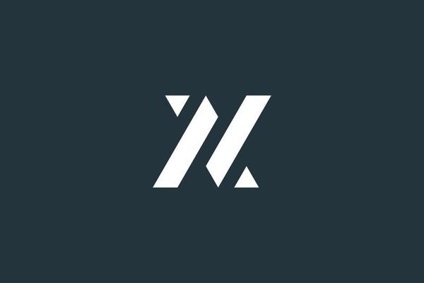 Simple Letter AV or VA Logo Design Vector Template