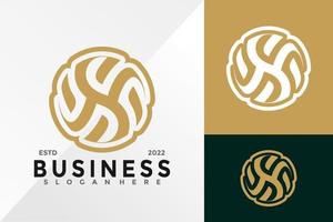 Letter N Busniess Company Logo Design Vector illustration template