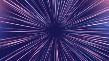 Abstract Circular Geometric Background. Vector Speed of Light Illustration. Space Science Fiction Travel, Warp, Teleport, Hyper Speed Jump Effect Concept.