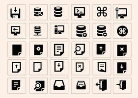 Simple Set of Setup and Settings Related Vector Line Icons. Collection of simple linear web icons such Installation, Settings, Options, Download, Update, Gears and others and others Tech Support.