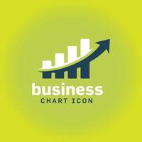 a modern graphic chart logo for business chart icon with upward trend arrow.