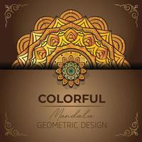 Colorful Mandala Vintage decorative elements