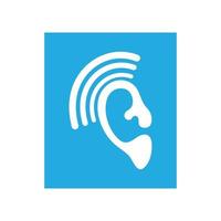 Hearing Logo Template vector