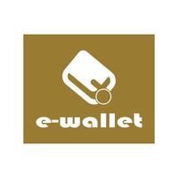 wallet logo design icon vector
