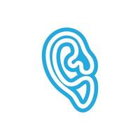 Hearing Logo Template vector