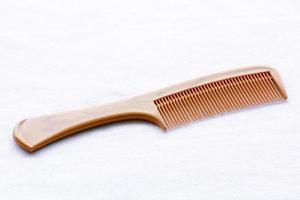 Brown hair comb photo
