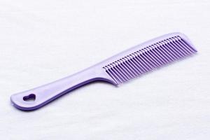 Purple hair comb photo