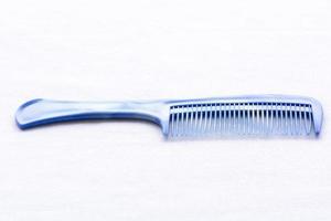 Blue hair comb photo