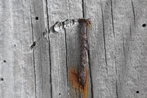 detalles de una antigua puerta de madera foto
