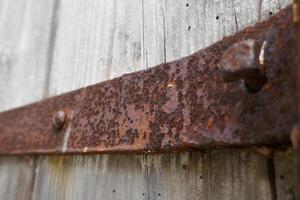 Details of an Old Wooden Door photo