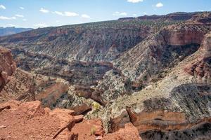 Capitol Reef National Park on a sunny day in the state of Utah. photo