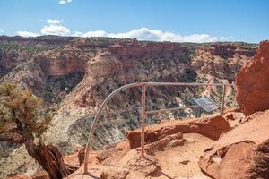 Capitol Reef National Park on a sunny day in the state of Utah. photo