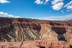 Capitol Reef National Park on a sunny day in the state of Utah. photo