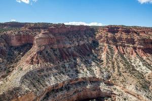 Capitol Reef National Park on a sunny day in the state of Utah. photo