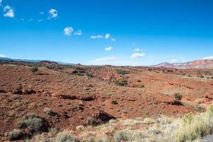 Capitol Reef National Park on a sunny day in the state of Utah. photo