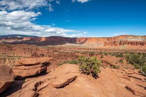 Capitol Reef National Park on a sunny day in the state of Utah. photo