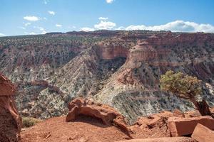 Capitol Reef National Park on a sunny day in the state of Utah. photo