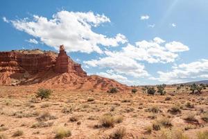 Capitol Reef National Park on a sunny day in the state of Utah. photo