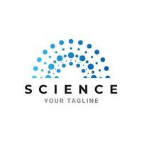 global science logo design, icon for science technology vector