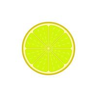 Illustration design of a lemon split in half, fresh and full of vitamins, good for body health and endurance. vector