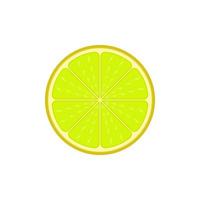 Illustration design of a lemon split in half, fresh and full of vitamins, good for body health and endurance. vector