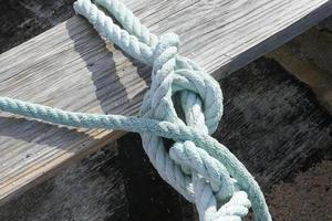 Blue Rope Knotted photo