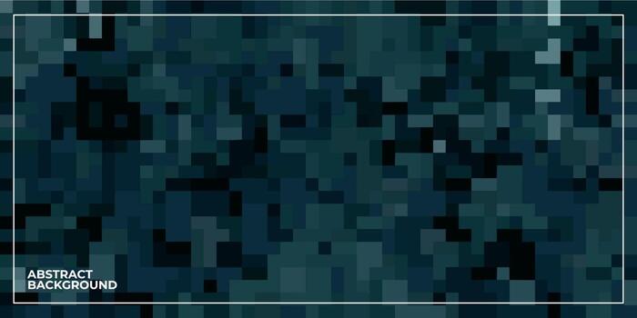 abstract geometric pixel square tiled mosaic background vector