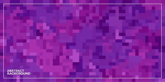 abstract geometric pixel square tiled mosaic background vector