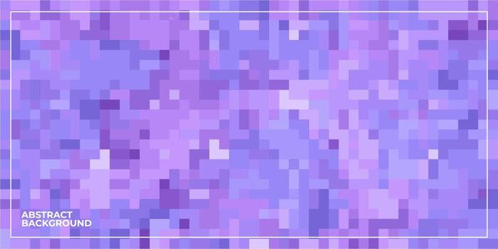 abstract geometric pixel square tiled mosaic background vector