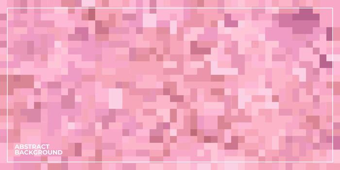 abstract geometric pixel square tiled mosaic background vector
