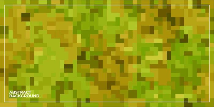 abstract geometric pixel square tiled mosaic background vector