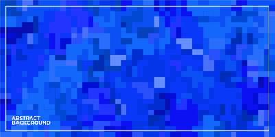 abstract geometric pixel square tiled mosaic background vector