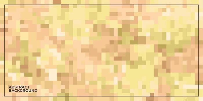 abstract geometric pixel square tiled mosaic background vector