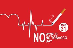 Stop Smoking. World No Tobacco Day. illustration Vector Eps 10.