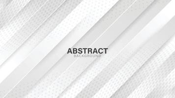 Grey and white abstract background with futurisctic and modern concept. vector