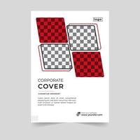 Business brochure annual report cover, modern brochure cover or flyer design. Leaflet presentation. Catalog with Abstract geometric background. Modern publication poster magazine, layout, template, vector