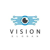 Eye Logo Design Template, Vision Logotype concept. vector
