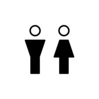 Gender, Sign, Male, Female, Straight Solid Line Icon Vector Illustration Logo Template. Suitable For Many Purposes.