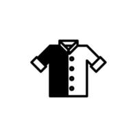 camisa, moda, polo, ropa línea sólida icono vector ilustración logotipo plantilla. adecuado para muchos propósitos.