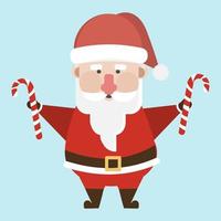 Santa clause character. vector