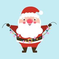 Santa clause character. vector