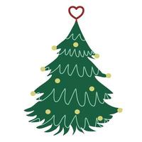 Christmas tree vector design.