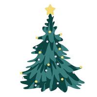 diseño de vector de árbol de navidad.