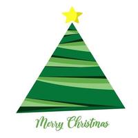 Christmas tree vector design.